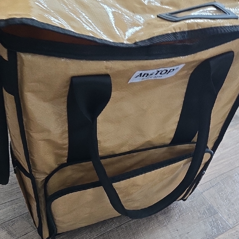 AnsTOP Gold(brown) and Black Rolling Bag - Picture 8 of 8